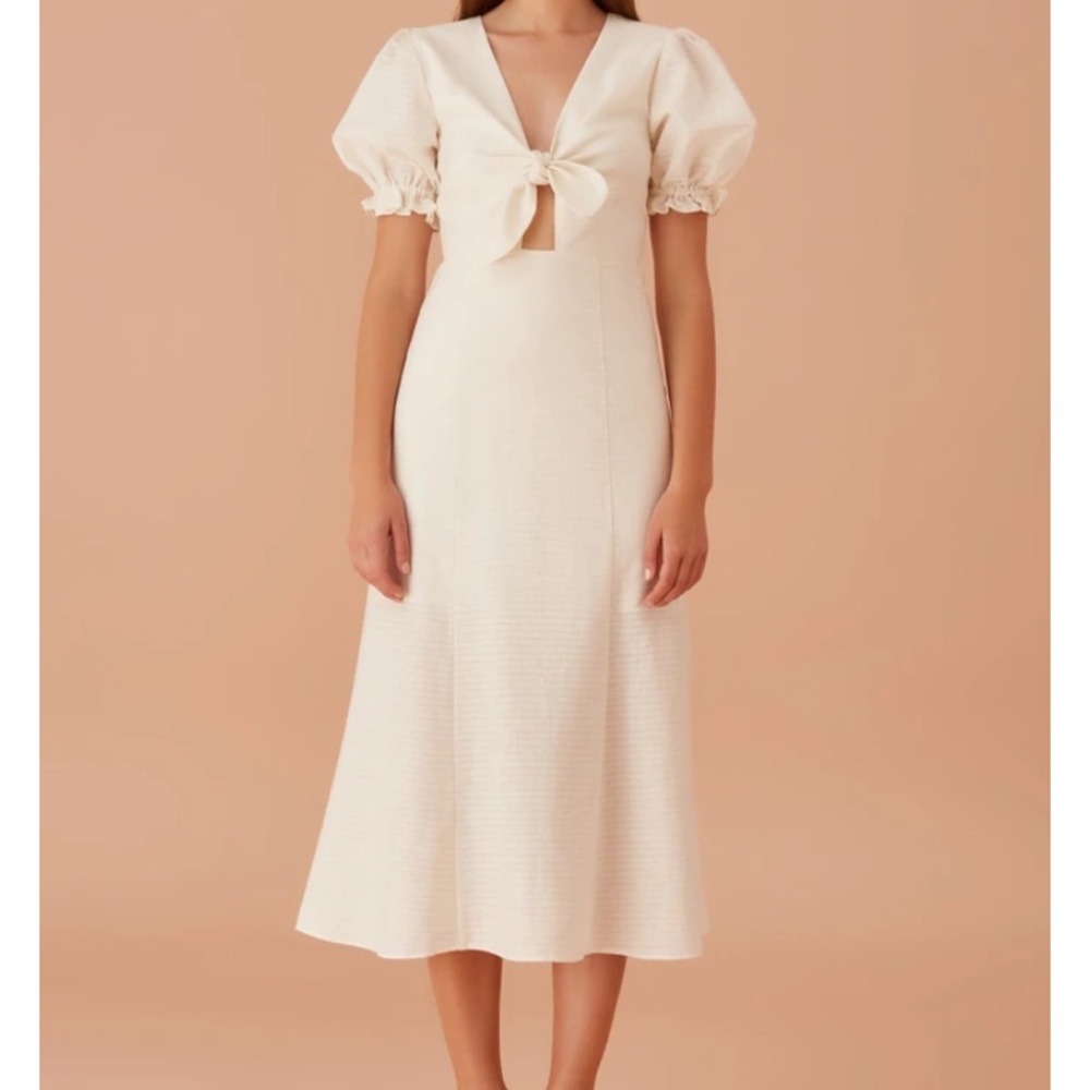 White linen dress - Keepsake The Label